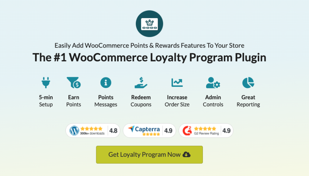 Best Loyalty Program plugin in WooCommerce